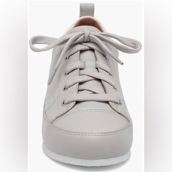 Linea Paolo Kristen Sneakers Women's Size 11 Light Gray White Leather NWOT‎ - Picture 3 of 10